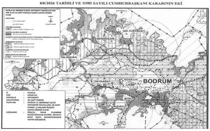 Danıştay İptal Etmişti, Bodrum Ortakent’te 650 Bin Metrekarelik Alan İçin Yeni İmar Planı 9